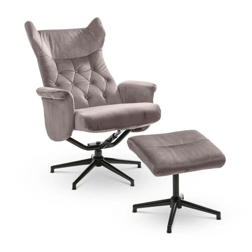 Relaxsessel + Hocker detail