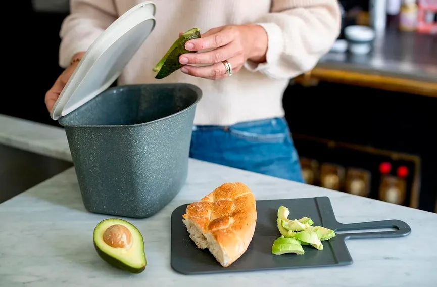 Tischmülleimer "Bibo" grau milieu