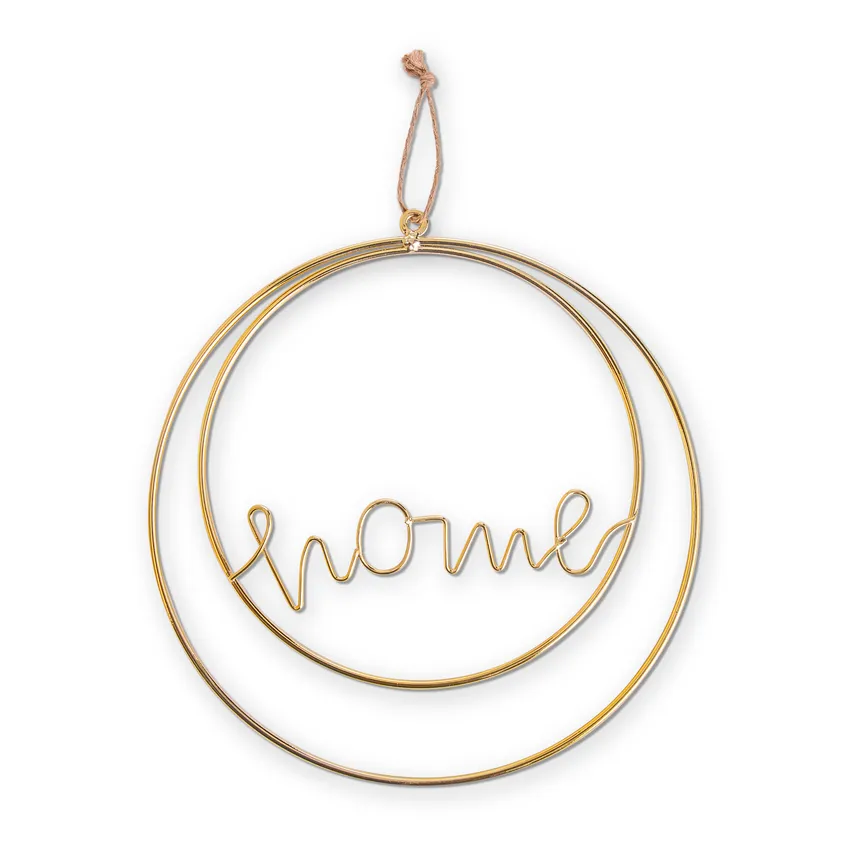 Hänger "Home" gold hauptaufnahme