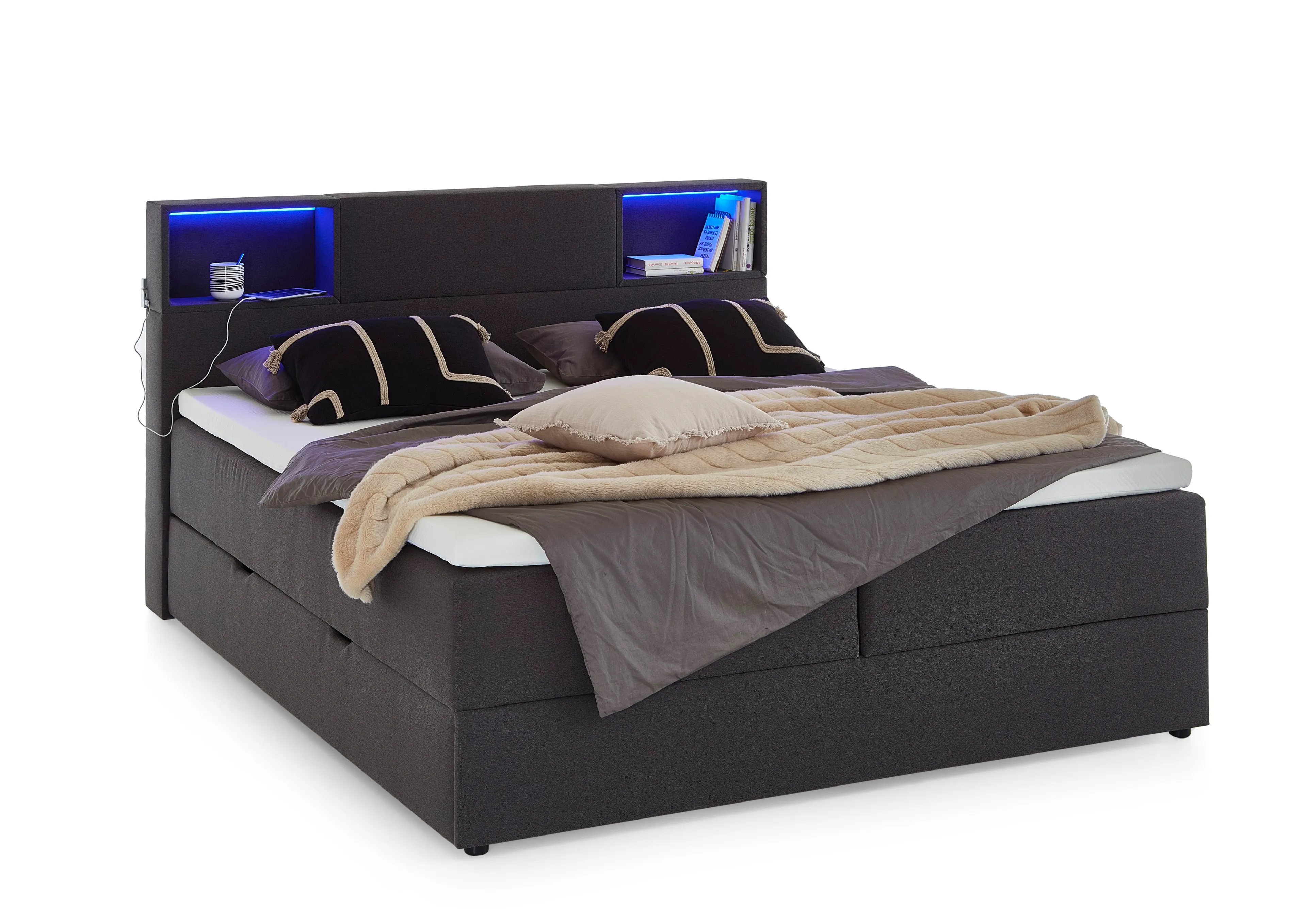 Boxspringbett Caja 160 x 200 cm