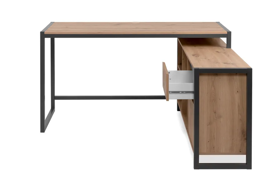 Eckschreibtisch 2T/1S detail