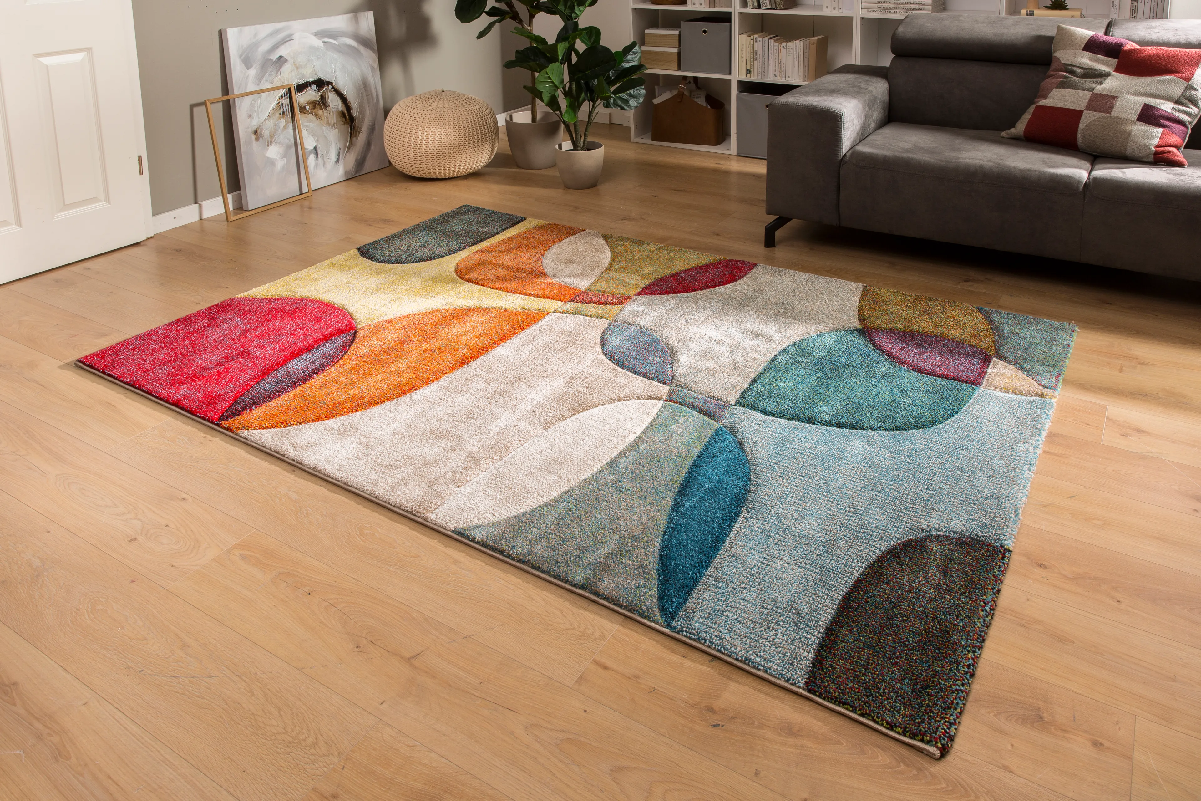 Webteppich Curves 200 x 290 cm