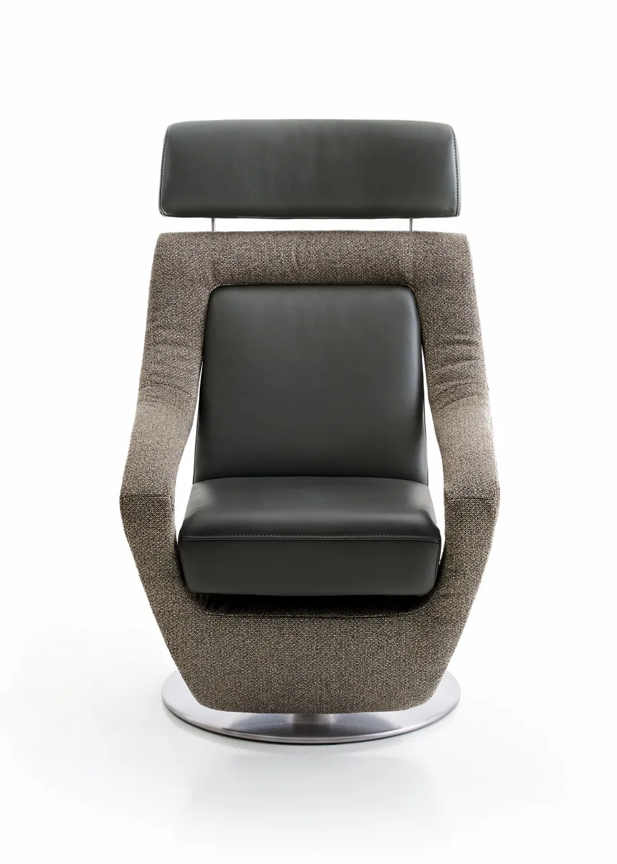 Sessel Yoko-3 DT nickel detail