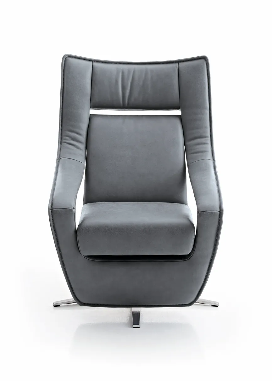 Sessel Yoko-4 DK nickel detail