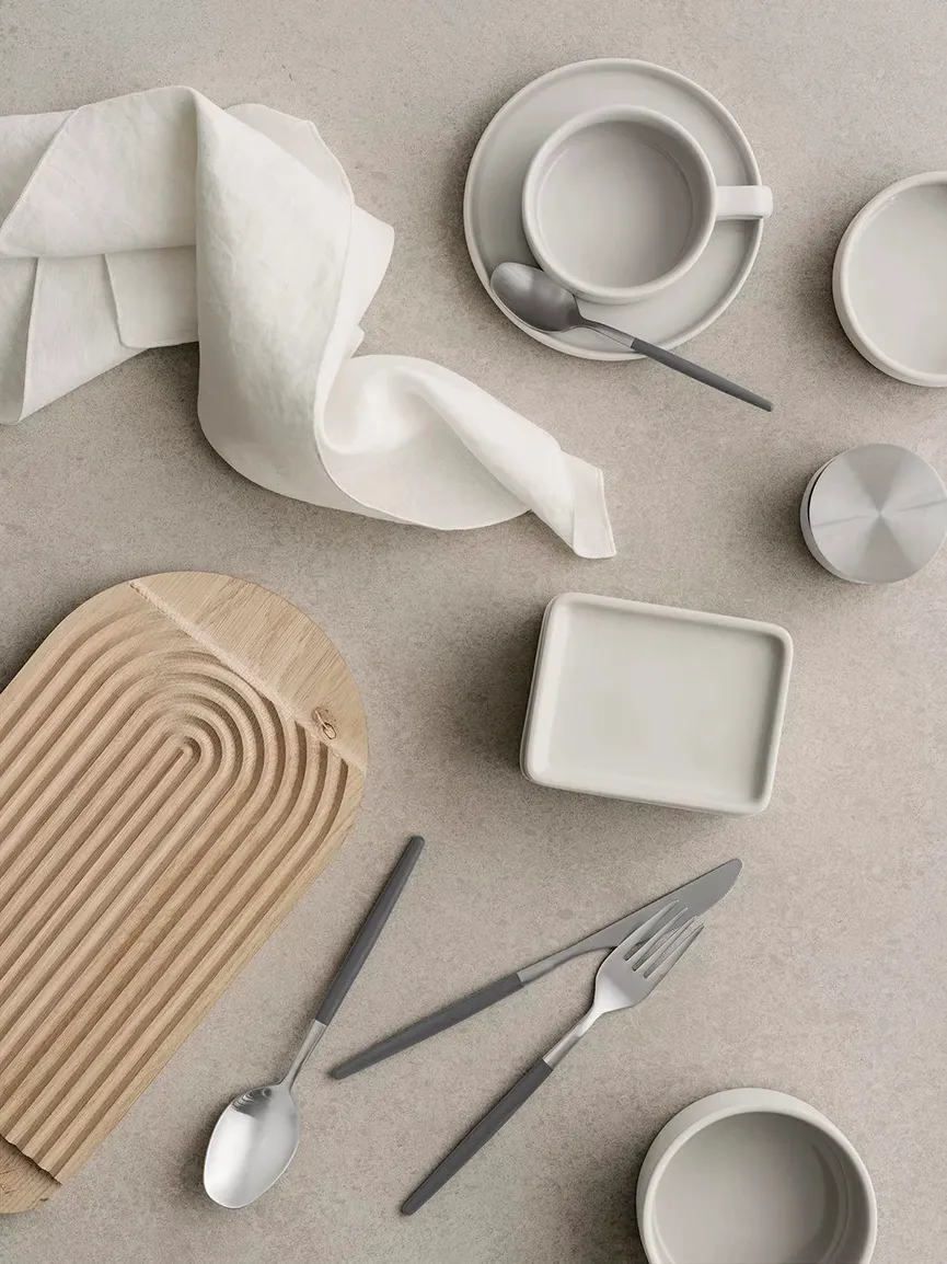 Serviette "Lineo" white milieu