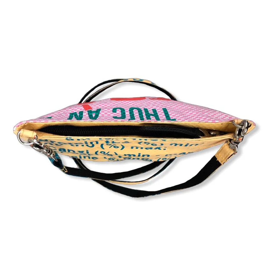 Shoulderbag "Ri86" rosa detail