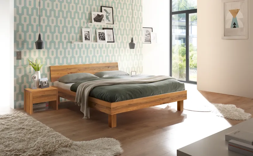 Bett 90x200 cm milieu