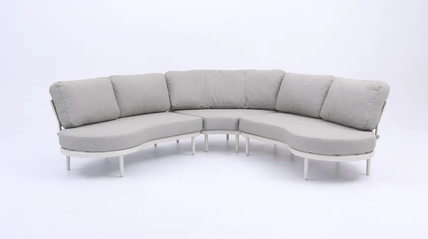 Loungesofa Creme 4-Sitzer hauptaufnahme