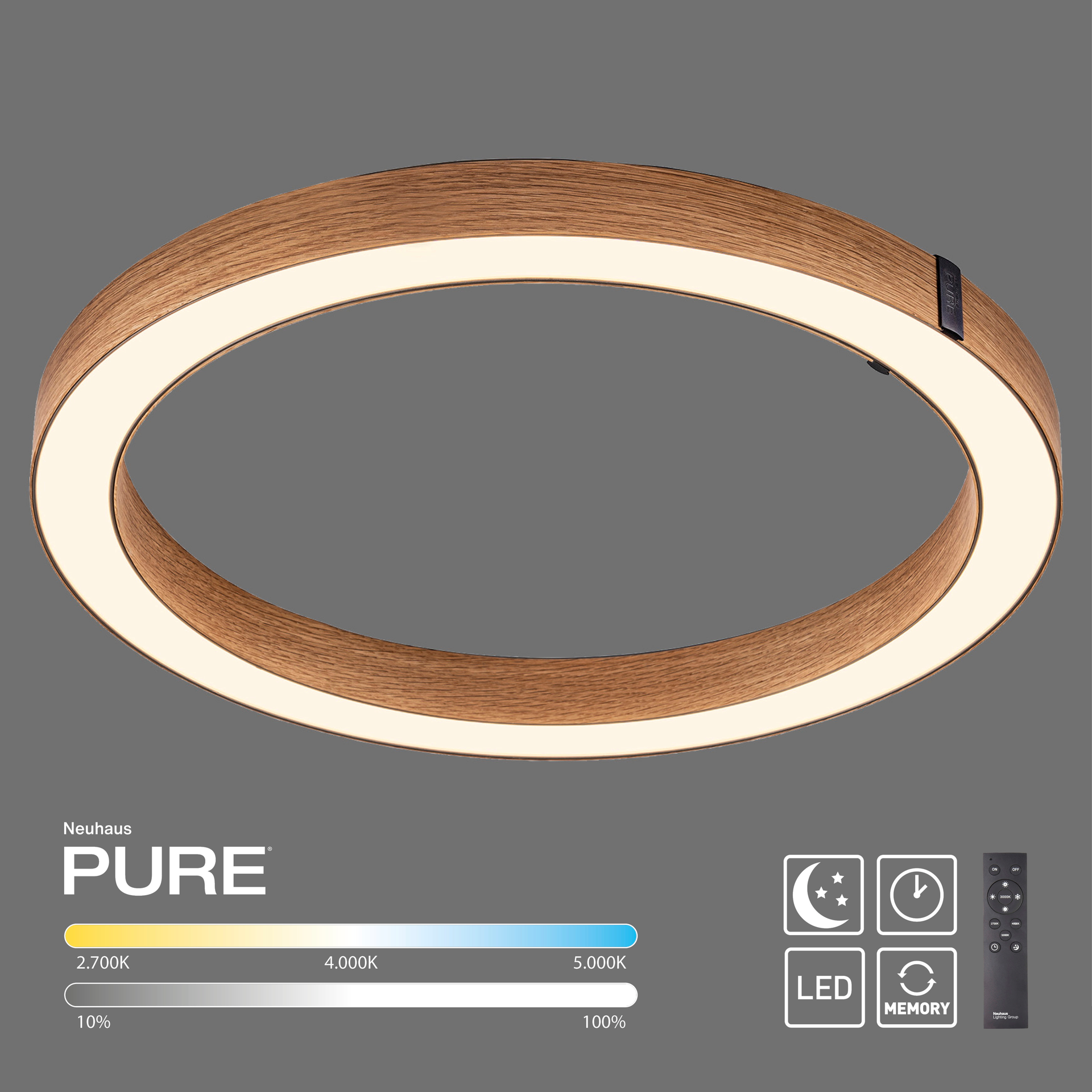 Deckenleuchte "PURE-Lines" detail