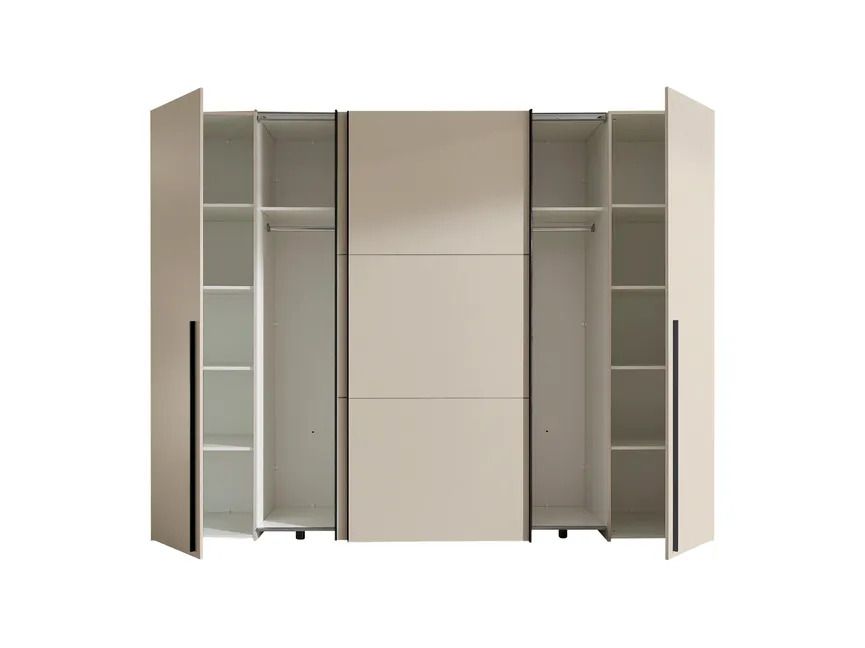 Schwebe-/Drehtürenschrank detail