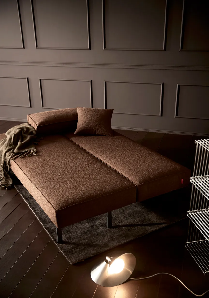 Klappsofa Metall schwarz detail