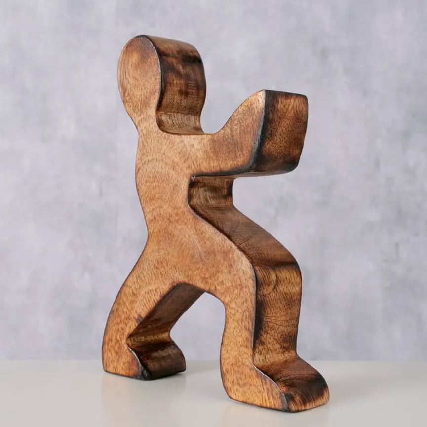 Figur "Stoppy" Männchen braun detail