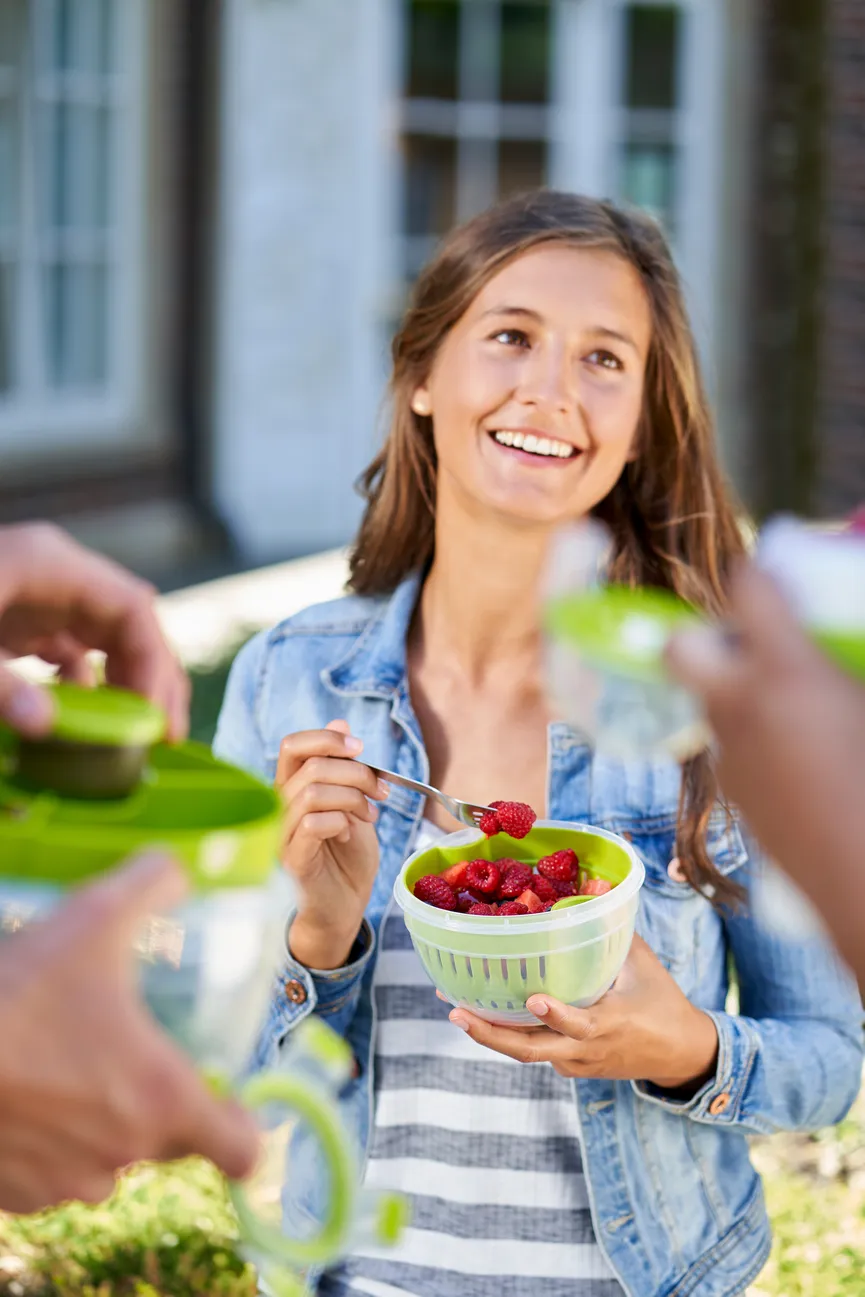 Obstbox Fruitbowl 1l grün milieu