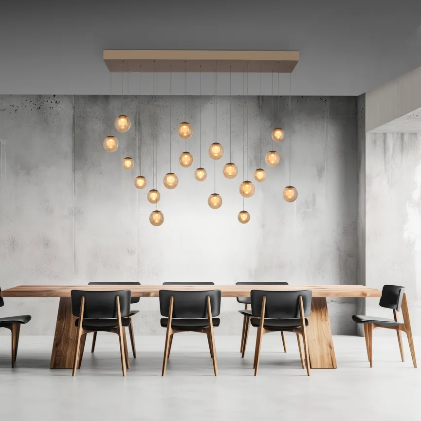 LED-Pendelleuchte "PURE Popup" milieu