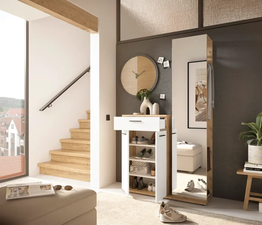 Kompaktgarderobe detail