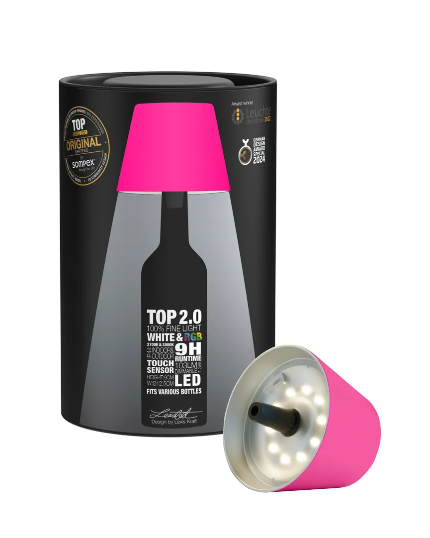 Flaschenleuchte "Top 2.0" detail