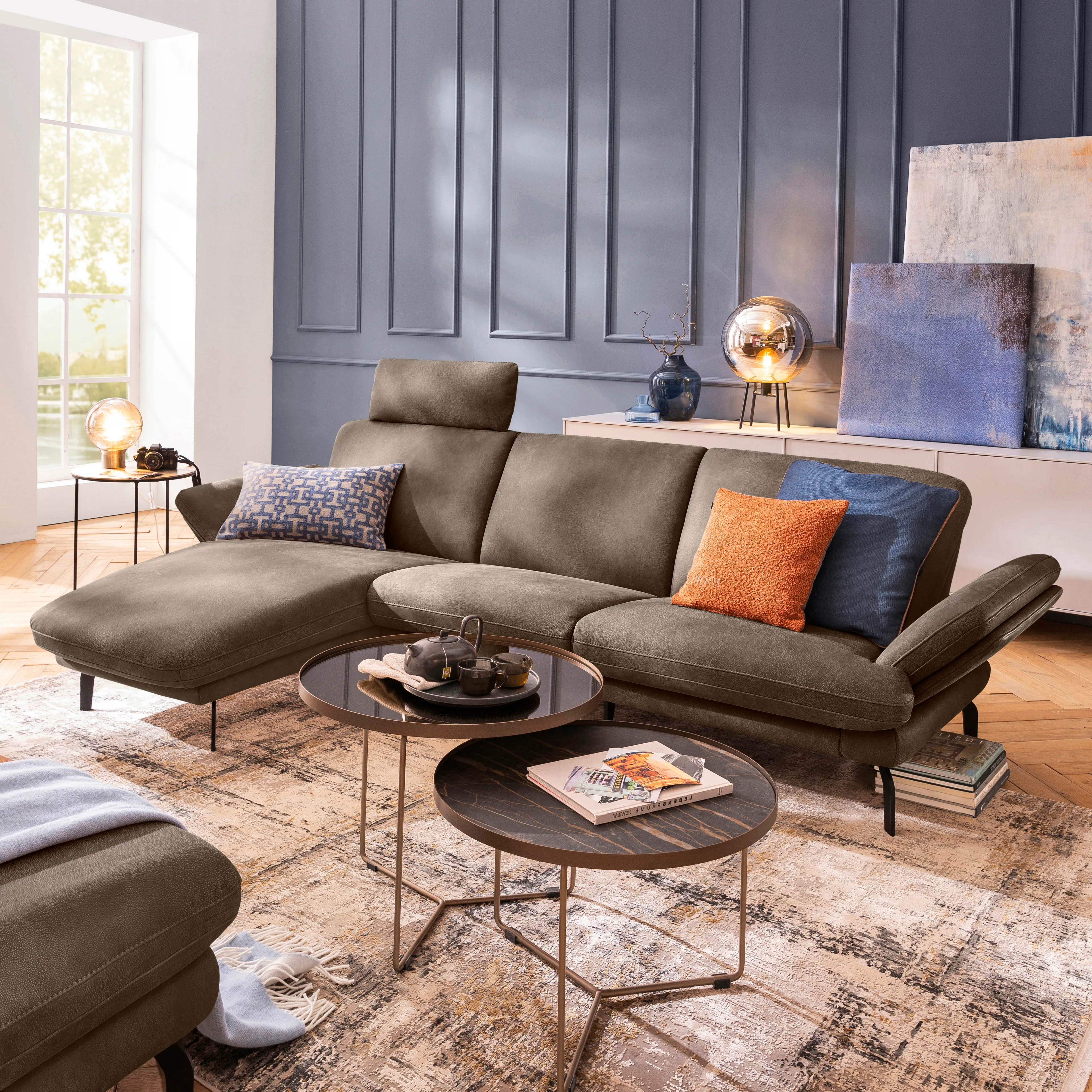 Sofa inkl. Longchair Vienna