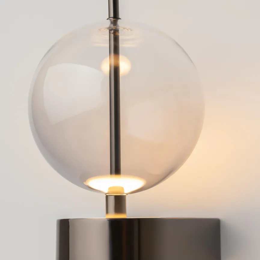 LED-Wandleuchte "Double Moon" detail