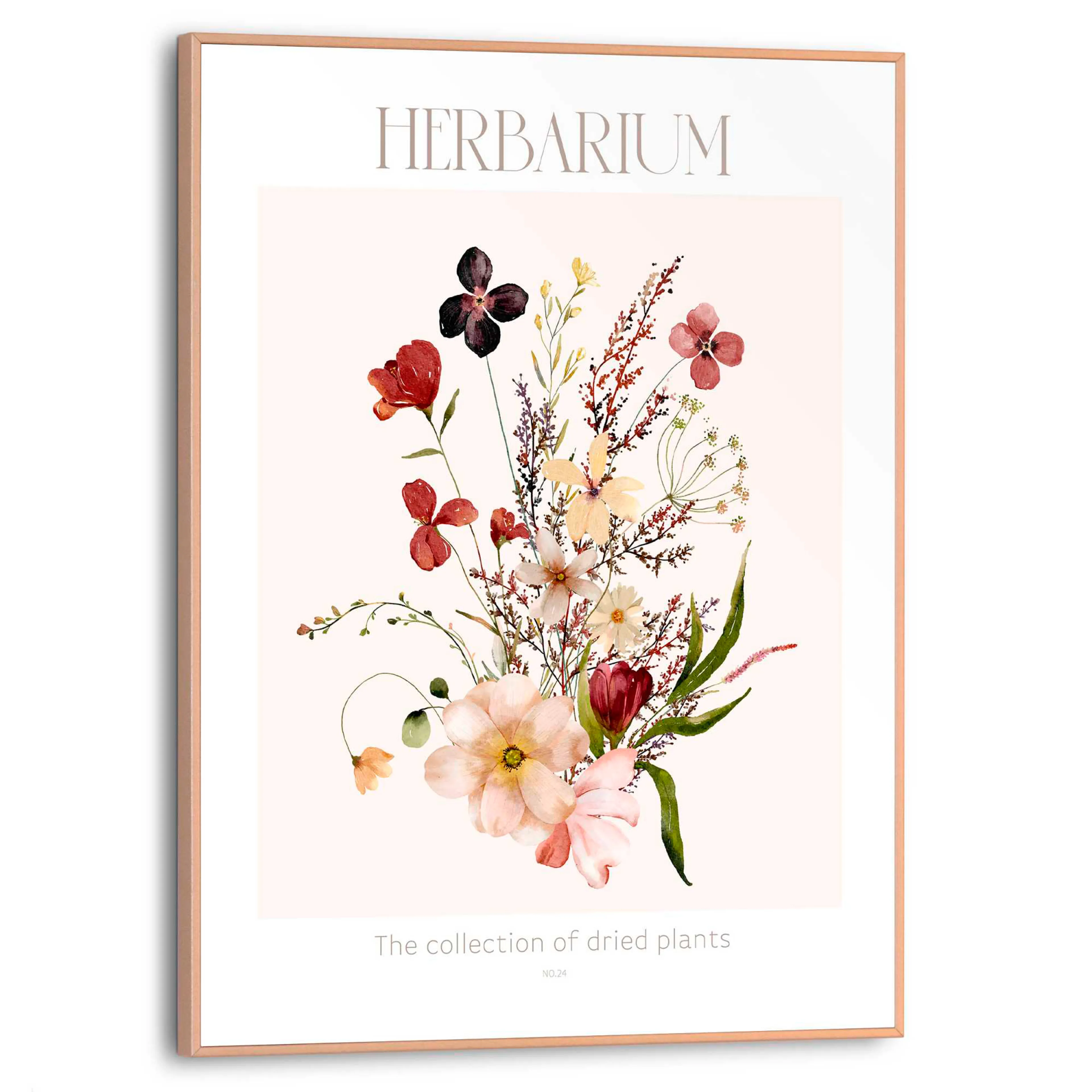 Wandbild 30 x 40 cm Herbarium