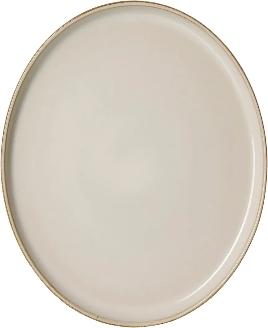 Platte "Olivia" M beige oval hauptaufnahme