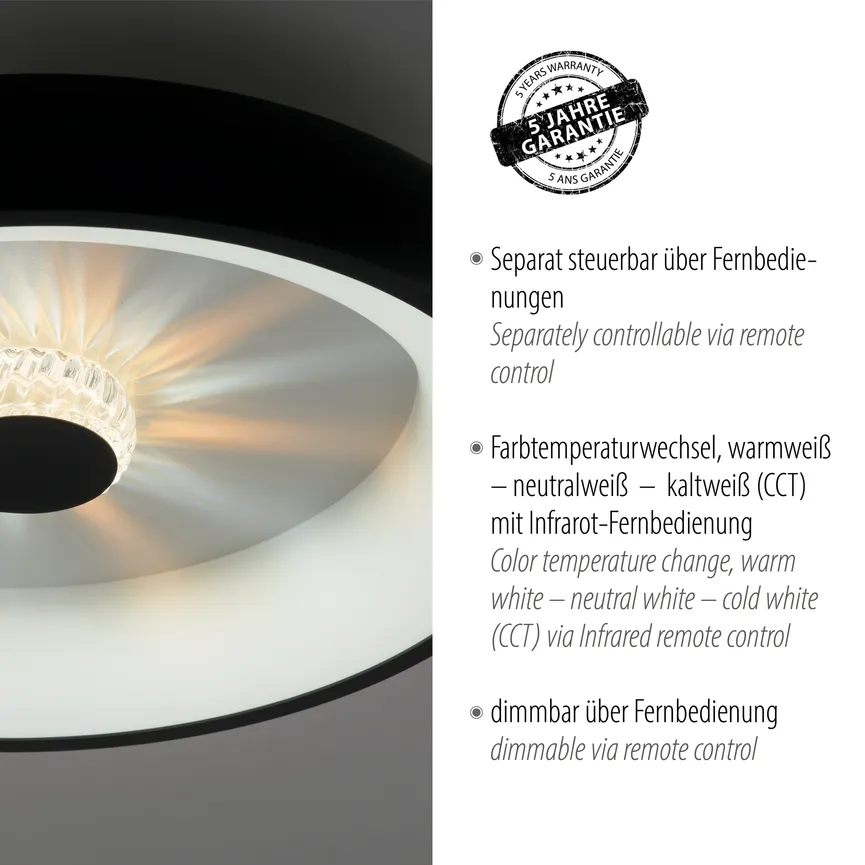 Deckenleuchte "Vertigo" detail