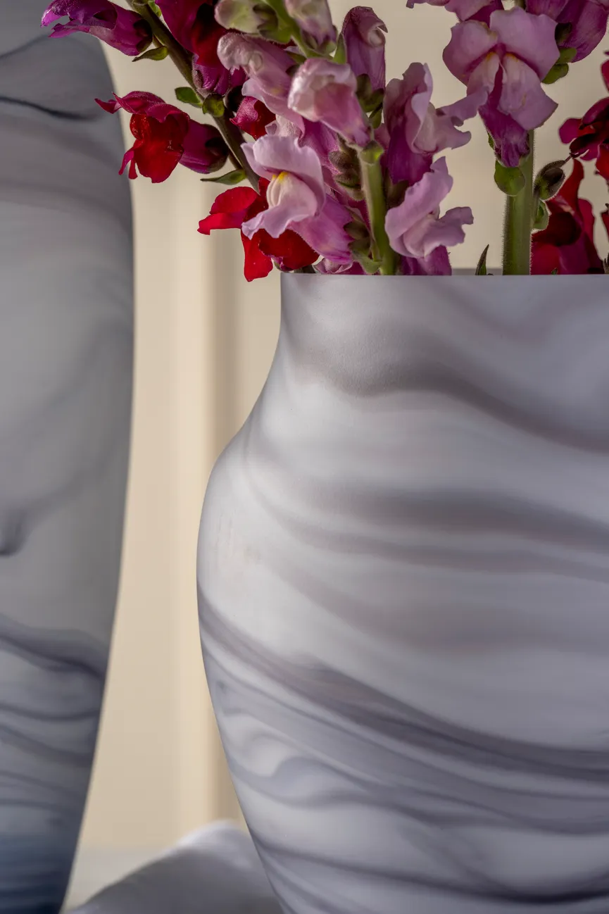 Vase "Poesia" Marmoroptik milieu
