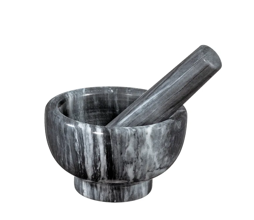 Mörser Marmor schwarz 11x6,5cm hauptaufnahme