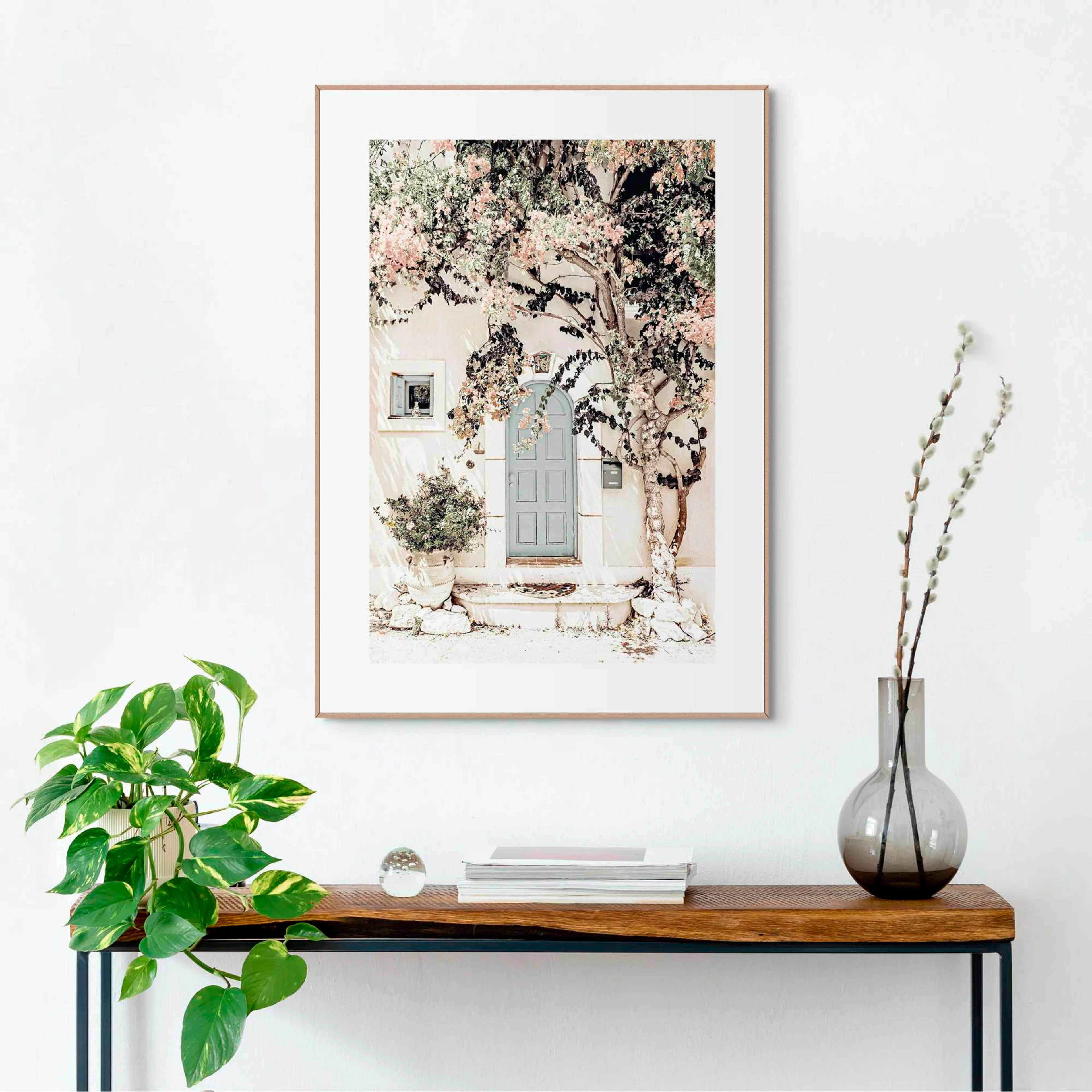 Wandbild 50 x 70 cm Mediterranean Door
