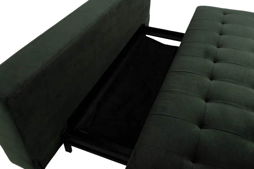 Schlafsofa Füße schwarz detail