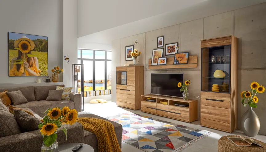 Vitrine 2-trg. milieu