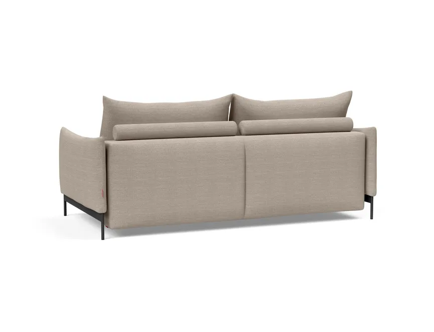 Klappsofa Metall schwarz detail