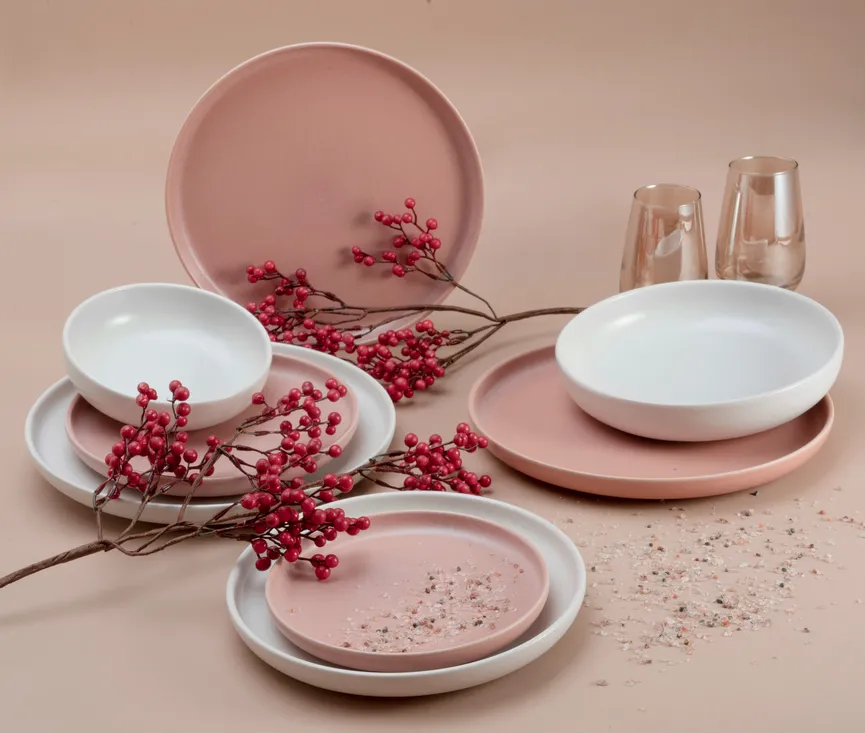 Suppenteller "Uno" rusty rose milieu
