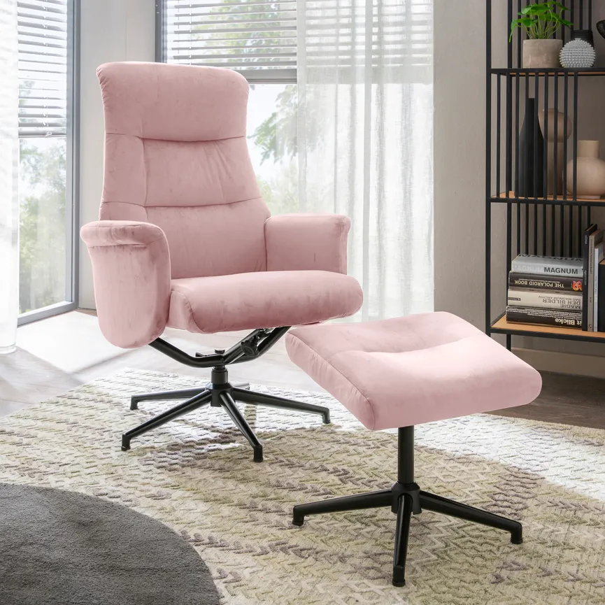 Relaxsessel + Hocker milieu