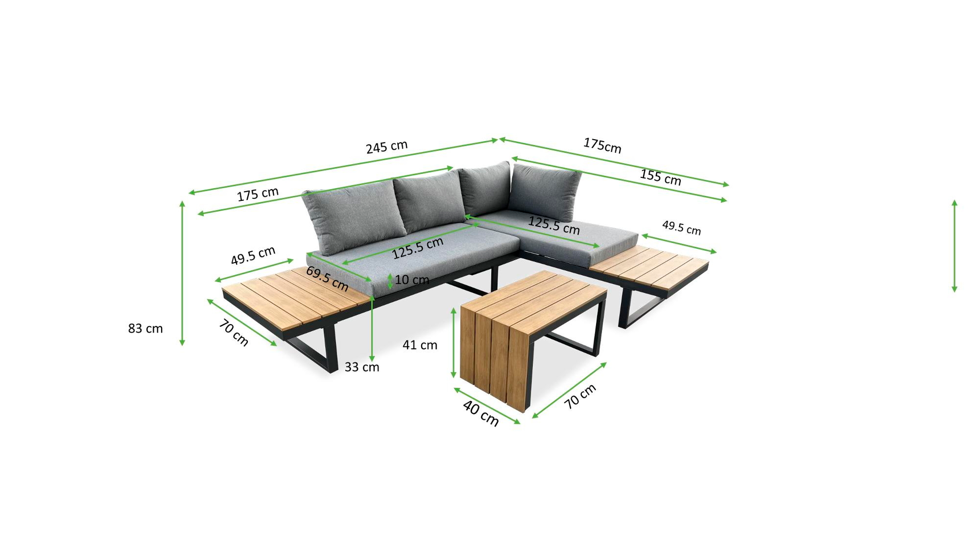Lounge 3teilig detail