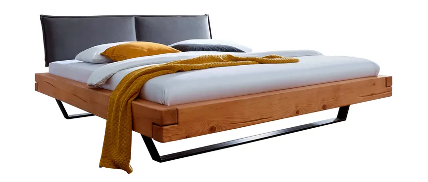 Massivholzbett 140x200 cm hauptaufnahme