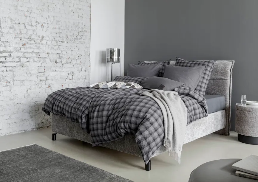Flanell-Bettw.Soft Checks 155 milieu