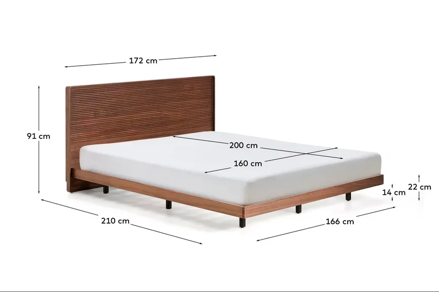 Bett 160x200 cm detail