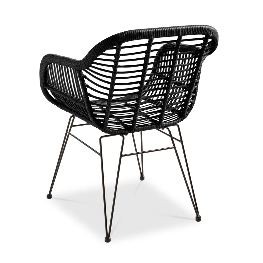 ** Gartensessel Schwarz detail