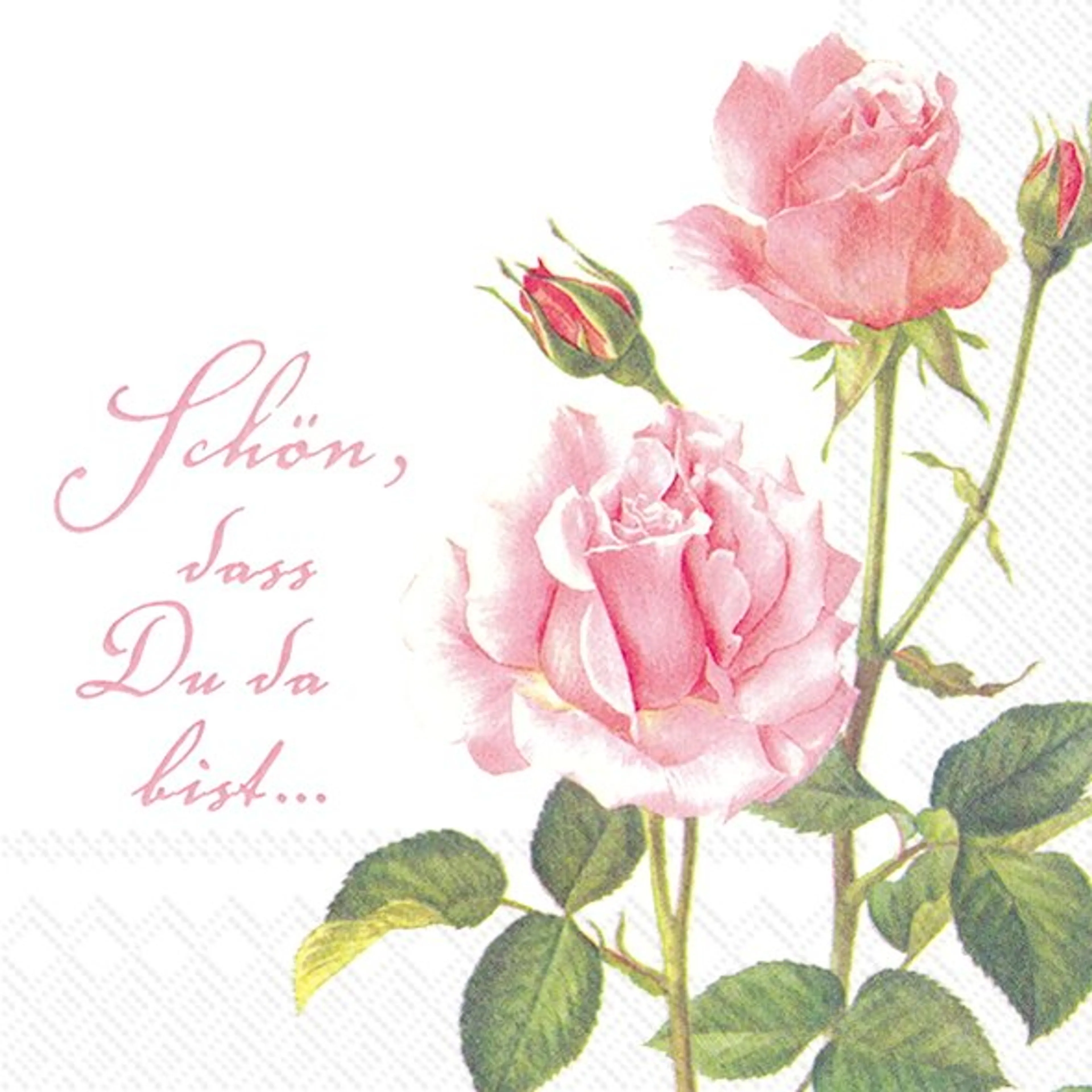 Serviette A rose for you 20tlg.
