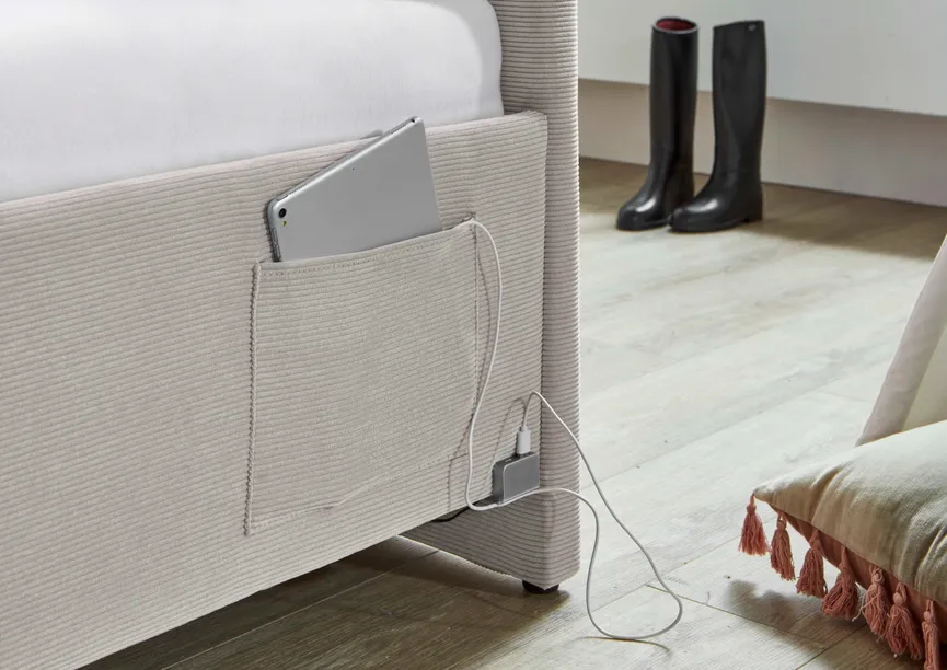 Polsterbett 90x200 cm detail