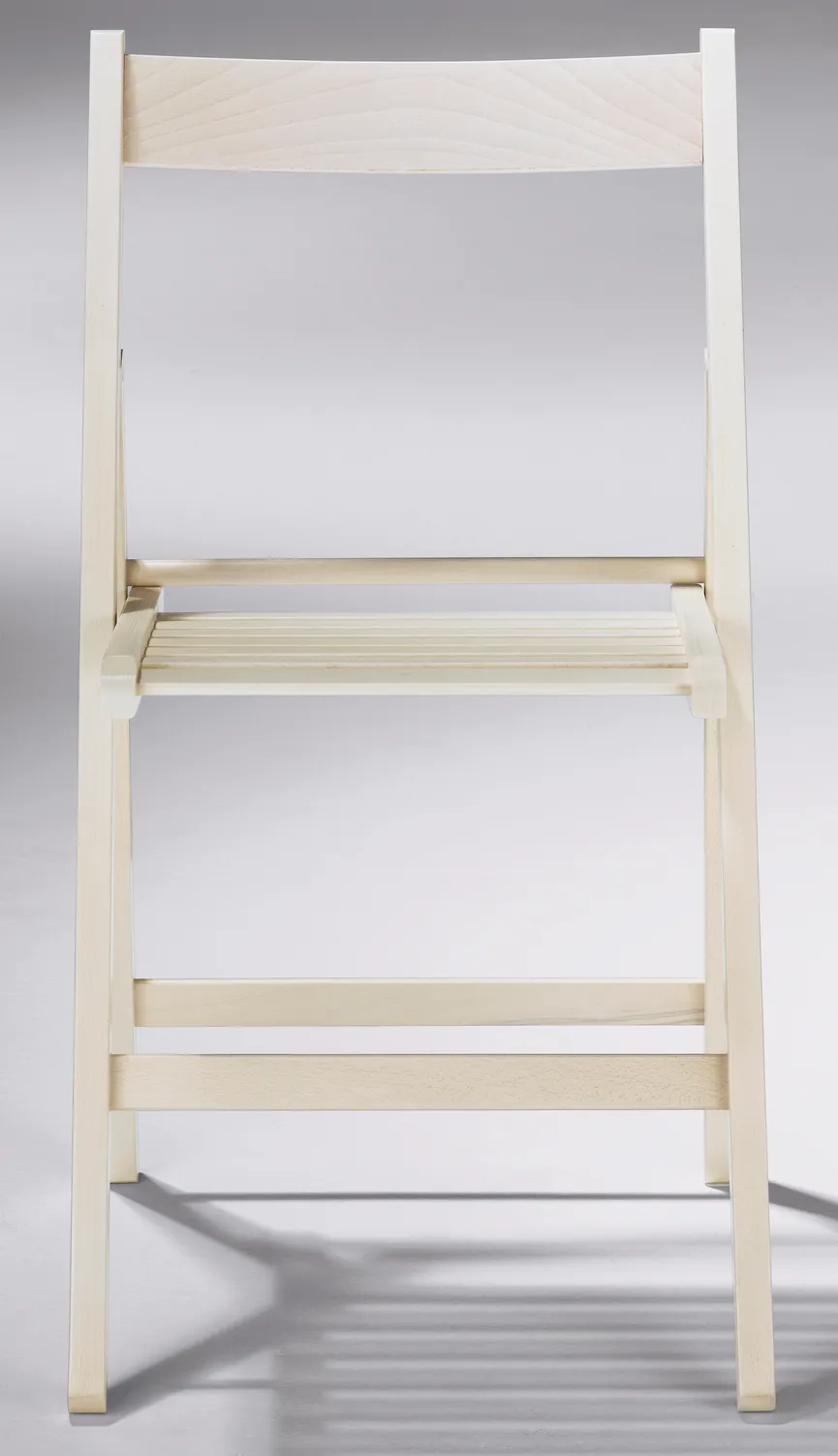 Klappstuhl weiß detail