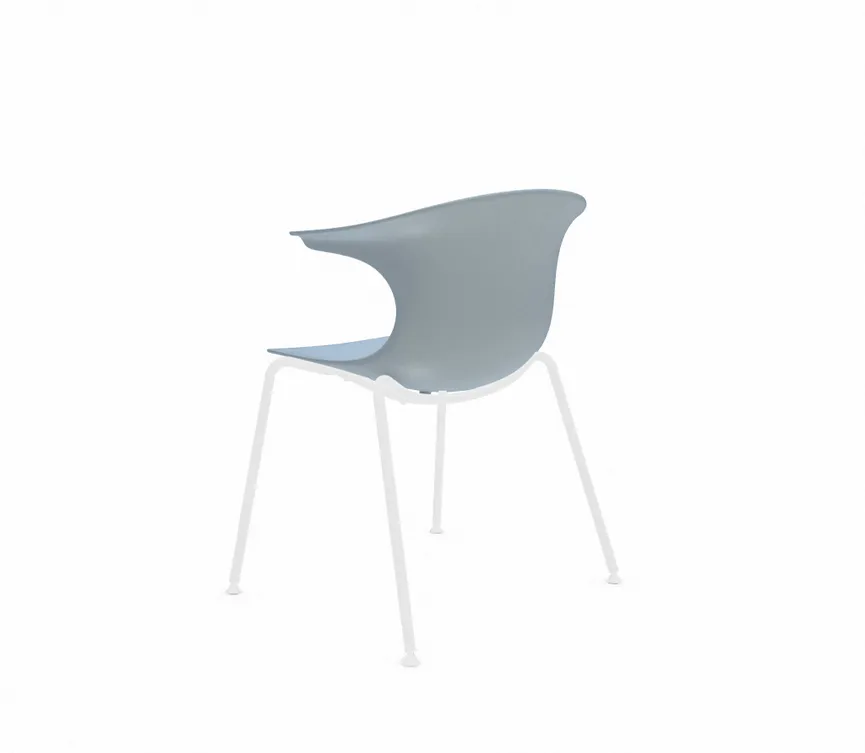 Stuhl 4 Legs white detail