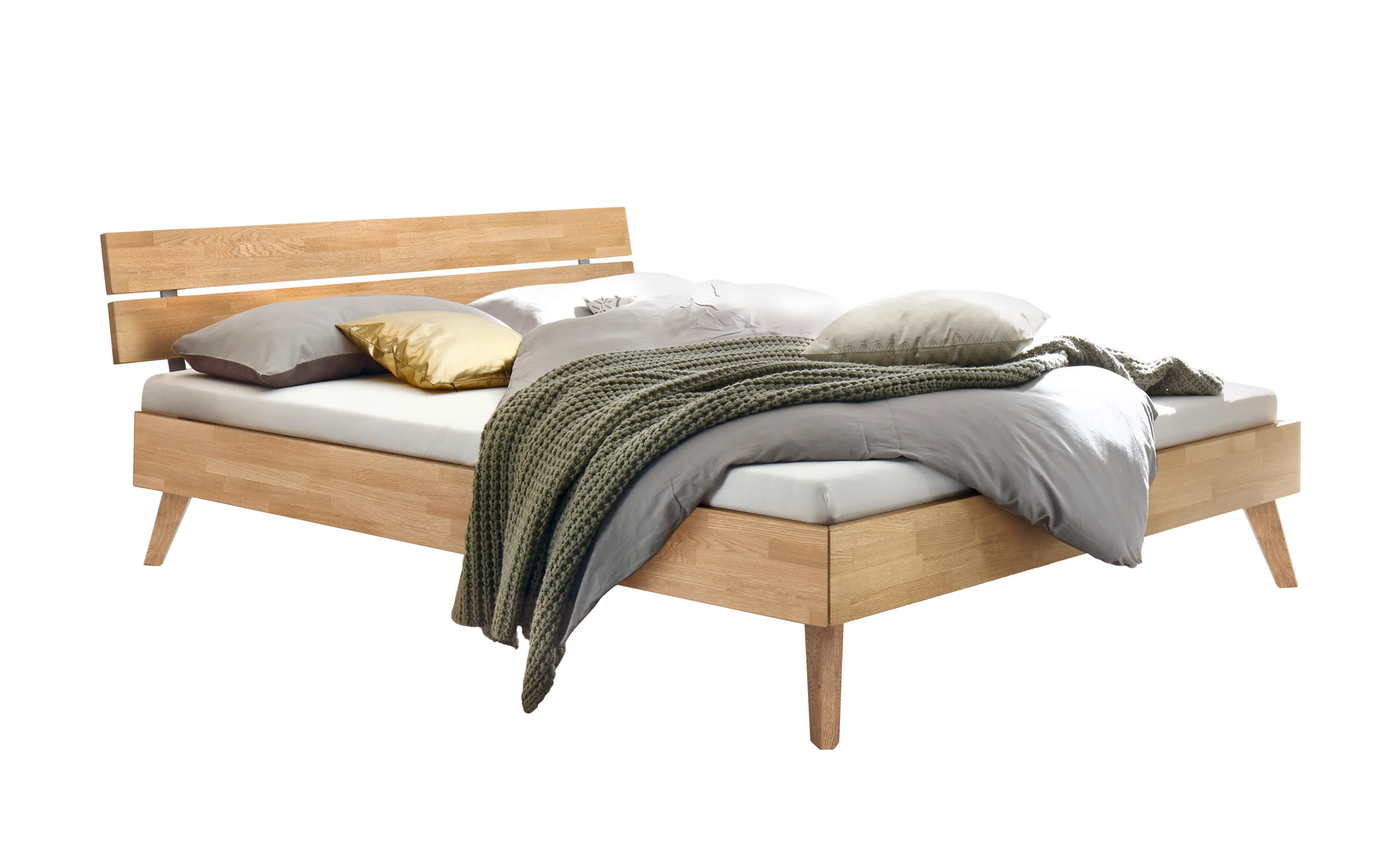 Massivholzbett Ortona 90 x 200 cm