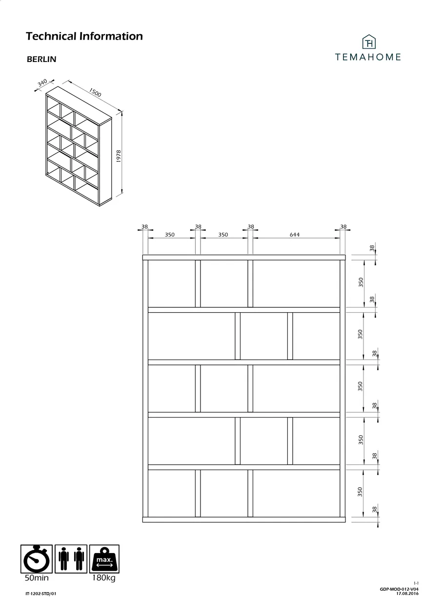 Bücherregal 5 detail