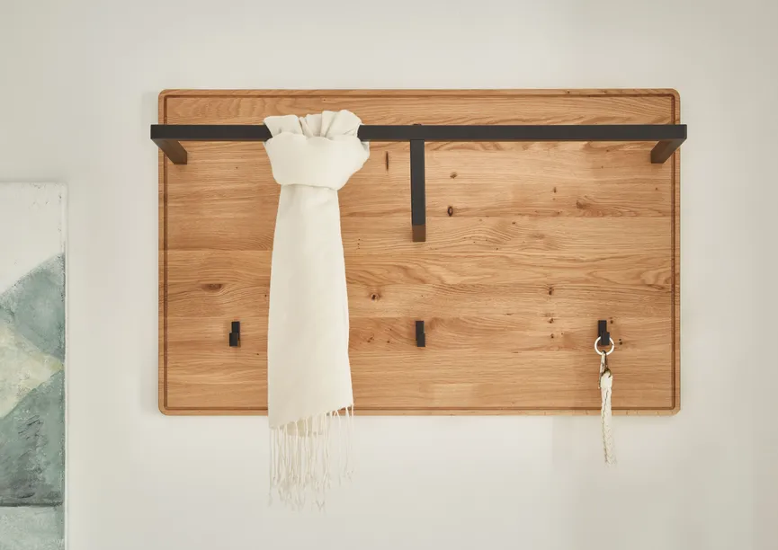 Garderobenpaneel detail