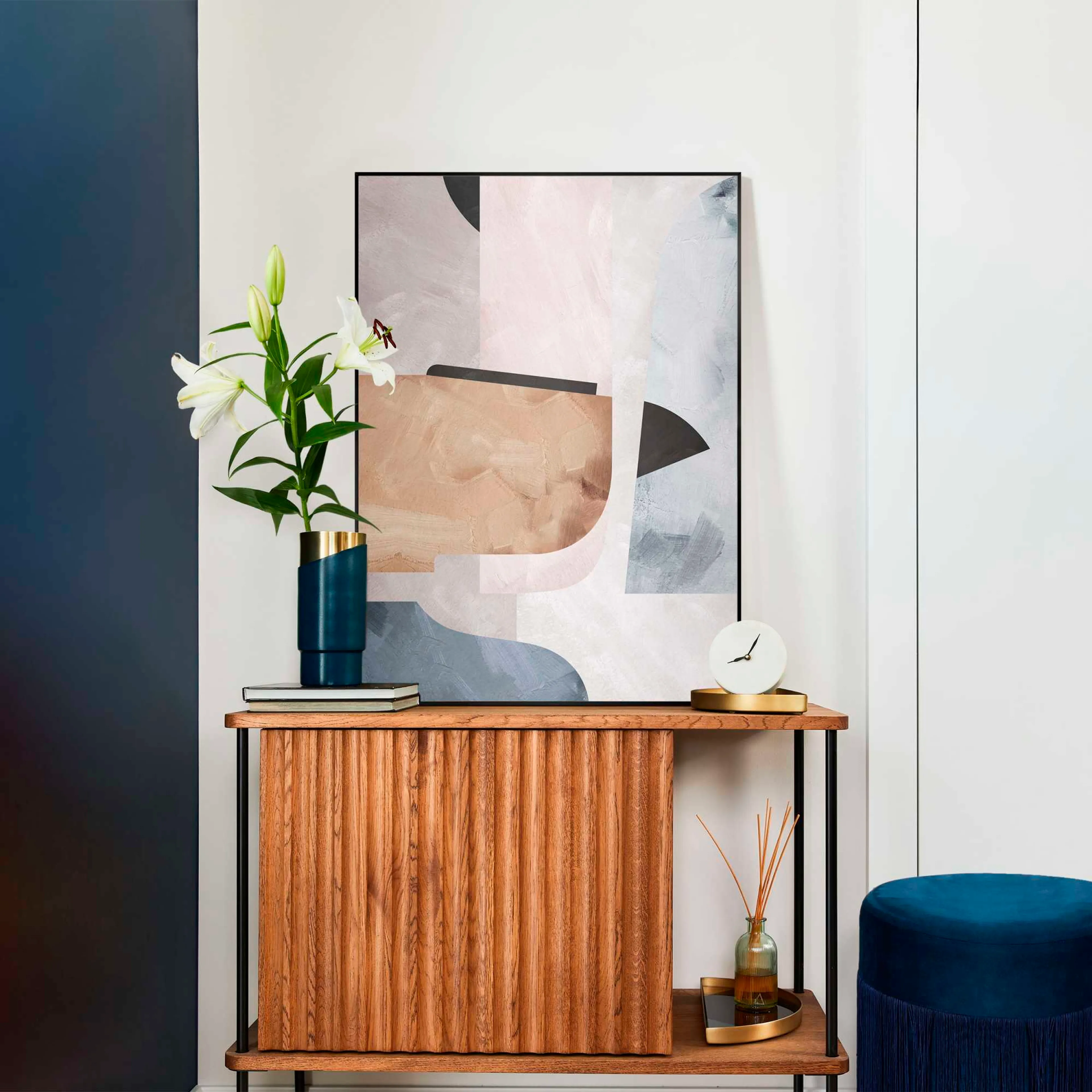 Wandbild 50 x 70 cm Soft Abstract II