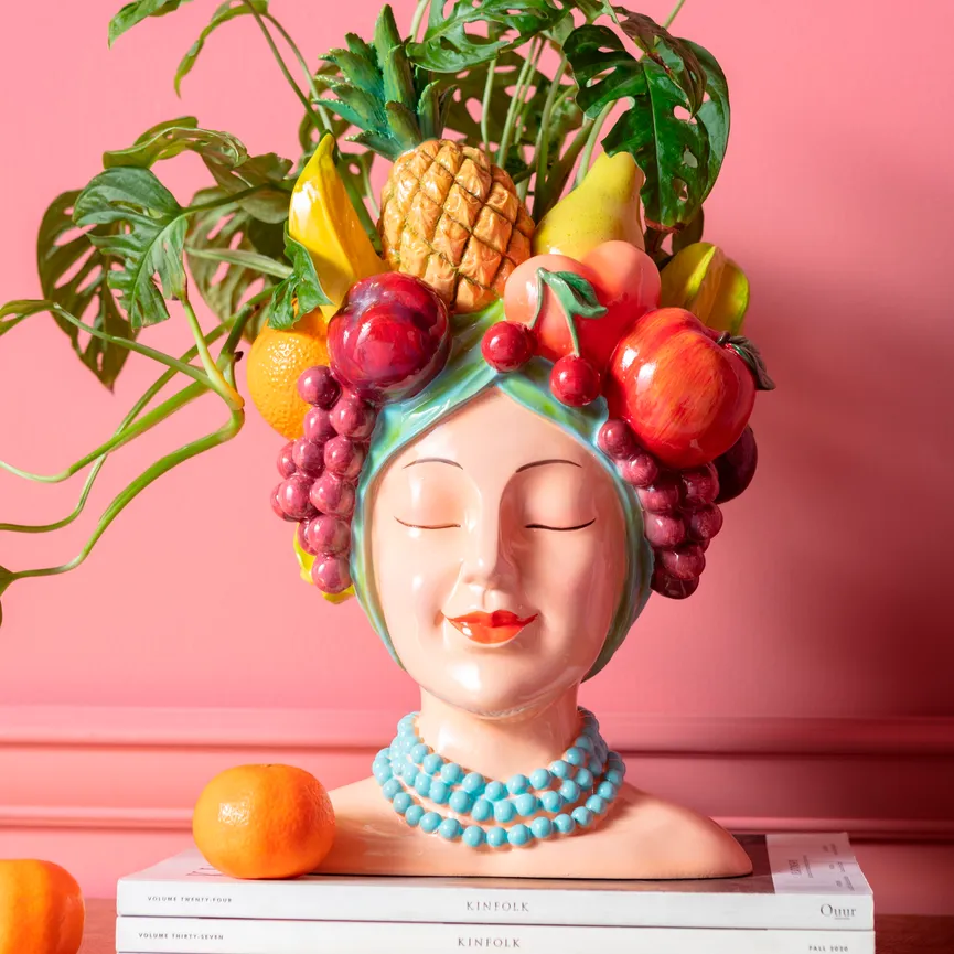 Vase "Fruity" Früchte milieu