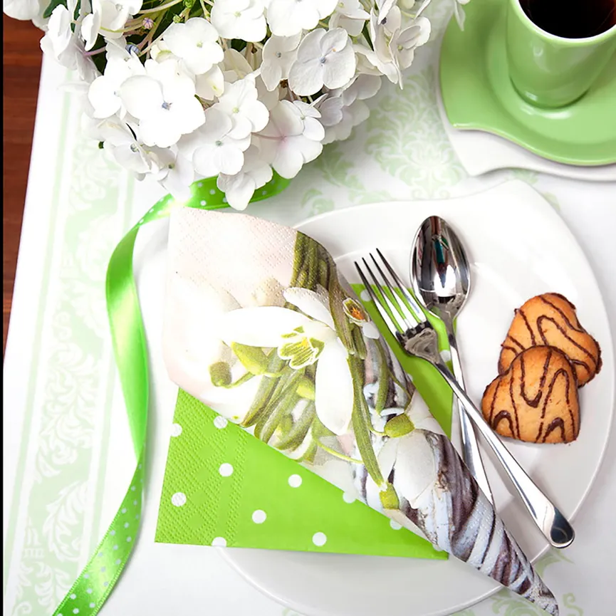 Lunch-Serviette "Snowdrops" milieu