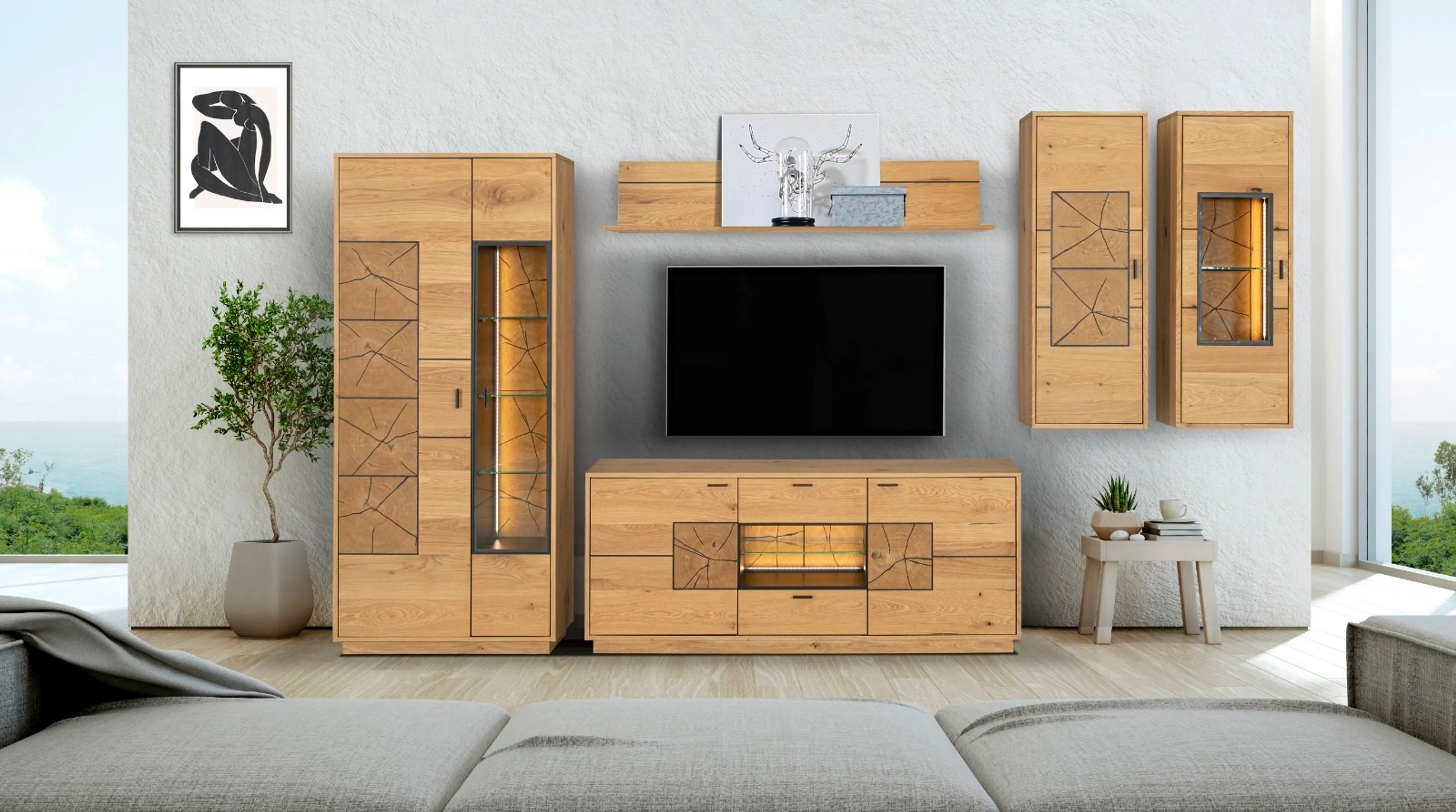Vitrine  Urbano Oak