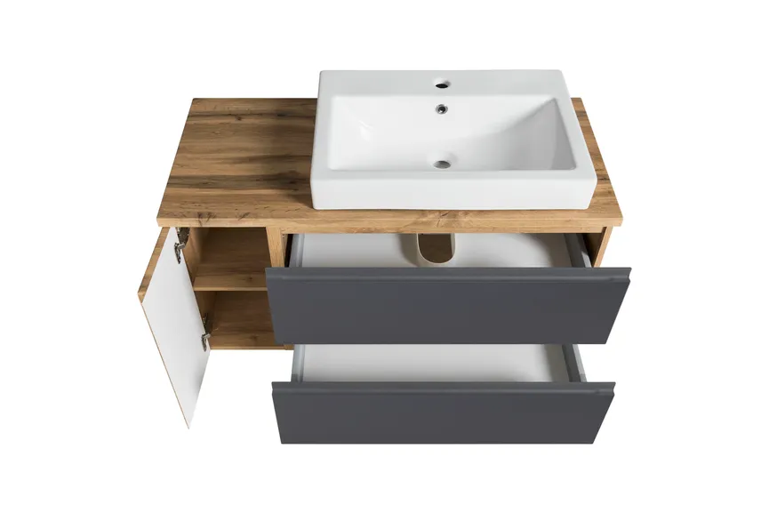 Waschtischunteschrank rechts detail